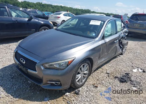 2015 Infiniti Q50 Premium z USA, uszkodzony, nr VIN JN1BV7AR4FM391660